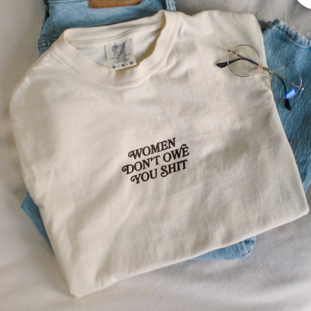 Cream Comfort Colors Feminist Graphic Tee